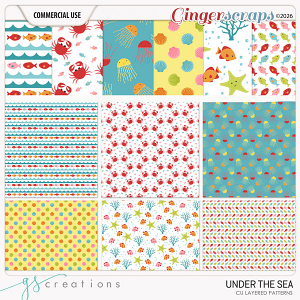 Under the Sea Patterns (CU) by GS Creations