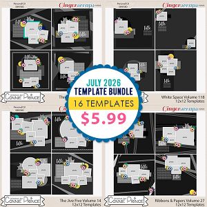 July 2026 Template Bundle by Connie Prince