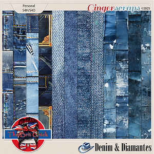 Denim & Diamantes Denim Papers By The Brit Chick