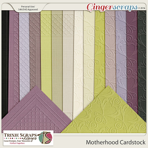 Motherhood Cardstock by Trixie Scraps Designs
