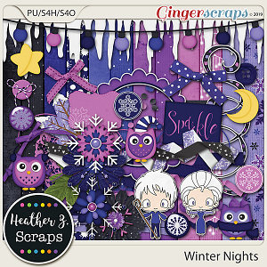 Winter Nights KIT by Heather Z Scraps
