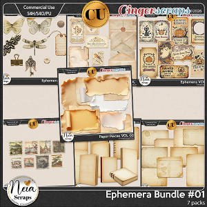 Ephemera - {CU} Bundle #1 - by Neia Scraps