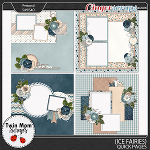 Ice Fairies - QUICK PAGES by Twin Mom Scraps