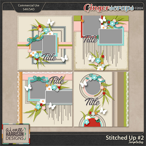 Stitched Up #2 Templates by Aimee Harrison