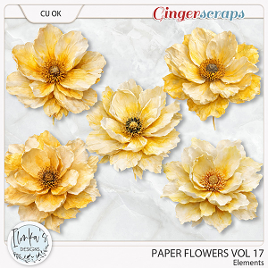 CU Paper Flowers Vol 17 by Ilonka's Designs 