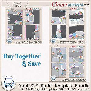 April Buffet 2023 Templates by Miss Fish