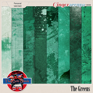 The Greens Artsy Papers Vol 1 By The Brit Chick