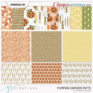 Pumpkin Carver Layered Patts (CU) by GS Creations