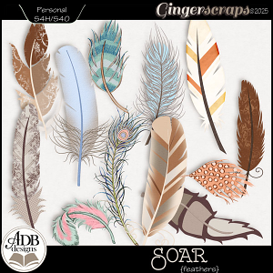 Soar Feathers by ADB Designs