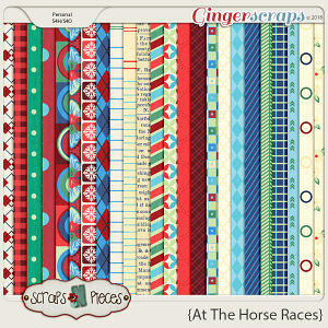 At The Horse Races Papers by Scraps N Pieces 