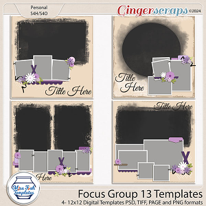 Focus Group 13 Templates by Miss Fish