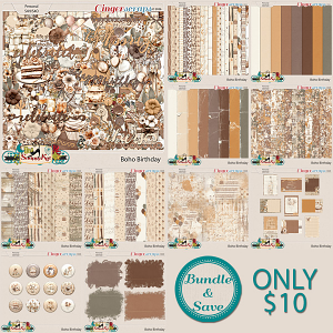 Boho Birthday Collection by The Scrappy Kat