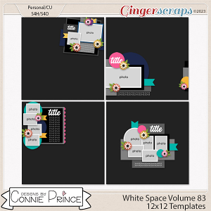 White Space Volume 83 - 12x12 Temps (CU Ok) by Connie Prince