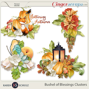 Bushel of Blessings Clusters by Karen Schulz and Linda Cumberland