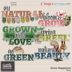 Grow Happiness Titles by Aimee Harrison