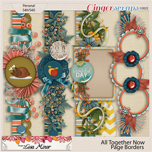 All Together Now Page Borders from Designs by Lisa Minor