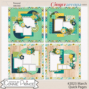 #2023 March - Quick Pages by Connie Prince