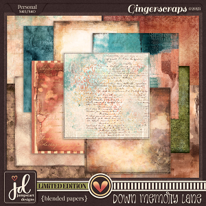 Down Memory Lane {Blended Papers} LIMITED EDITION
