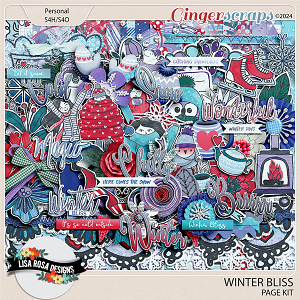 Winter Bliss - Page Kit by Lisa Rosa Designs