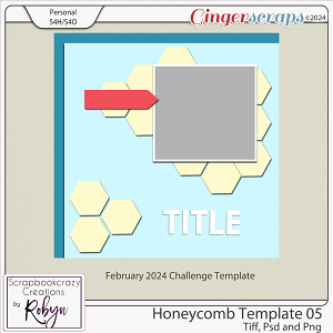 Honeycomb Template 05 by Scrapbookcrazy Creations