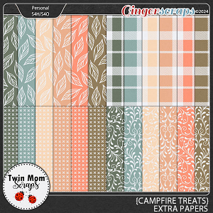 Campfire Treats - EXTRA PAPERS by Twin Mom Scraps