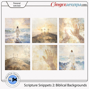 Scripture Snippets 2 Biblical Backgrounds by Wetfish Designs  