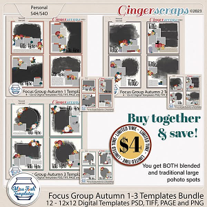 Focus Group Autumn 1-3 Template Bundle by Miss Fish