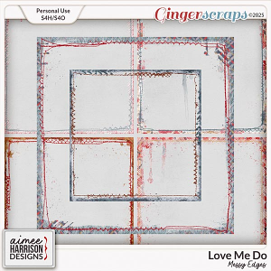 Love Me Do Messy Edges by Aimee Harrison