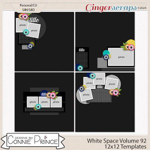 White Space Volume 92 - 12x12 Temps (CU Ok) by Connie Prince