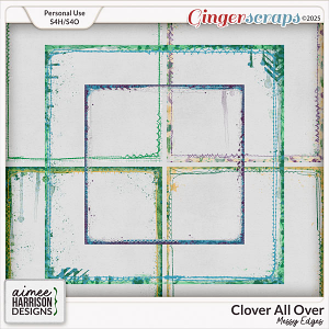 Clover All Over Messy Edges by Aimee Harrison