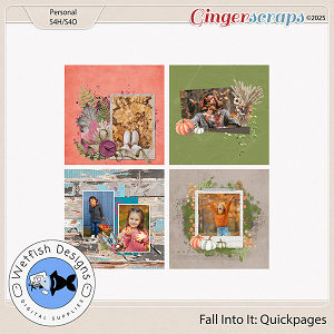 Fall Into It Quickpages by Wetfish Designs  