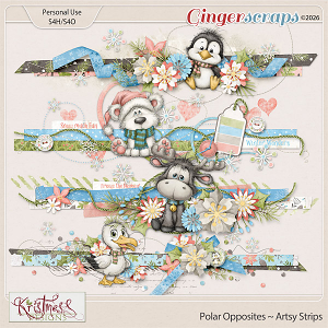 Polar Opposites Artsy Strips