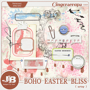 Boho Easter Bliss Artsy by JB Studio