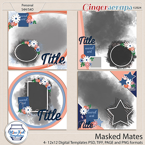 Masked Mates Templates by Miss Fish