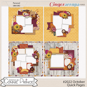 #2022 October - Quick Pages by Connie Prince
