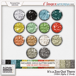 It's a Zoo Out There Glitters by Aimee Harrison