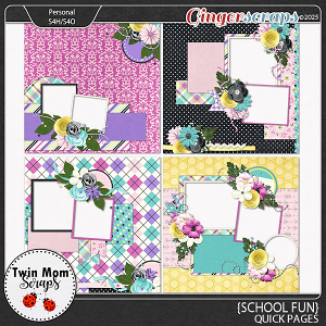 School Fun - QUICK PAGES by Twin Mom Scraps