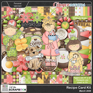 2026-03 Recipe Card Kit by Let Me Scrapbook
