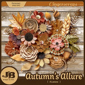 Autumn's Allure Flowers by JB Studiio