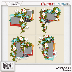 Cascade #1 Templates by Aimee Harrison