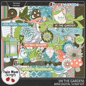 In the Garden - MINI KIT by Twin Mom Scraps