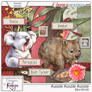 Aussie Aussie Aussie Mini Kit 04 by Scrapbookcrazy Creations