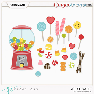 You So Sweet Layered Templates (CU) by GS Creations
