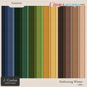 Embracing Winter Solid Papers by J. Conlon and Sons