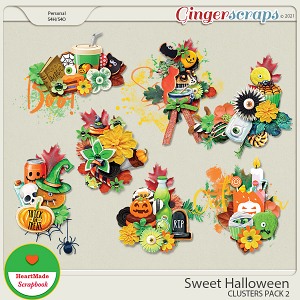 Sweet Halloween - clusters pack 2