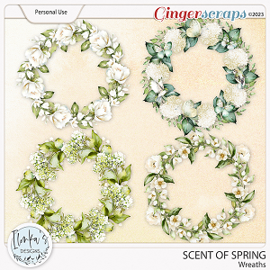 Scent Of Spring Wreaths by Ilonka's Designs