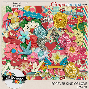 Forever Kind of Love - Page Kit by Lisa Rosa Designs