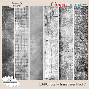 CU-PU Totally Transparent Grunge Overlays-Vol7 by Adrienne Skelton Designs