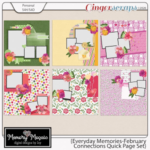 Everyday Memories-February: Quick Page Set by Memory Mosaic
