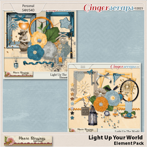 Light Up Your World Element Pack by Moore Blessings Digital Design 